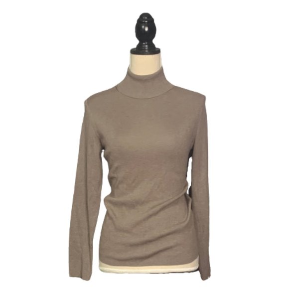 Dark beige turtleneck Clearance